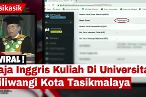 Viral! ‘Raja Inggris’ Jadi Maba di Universitas Siliwangi Tasikmalaya